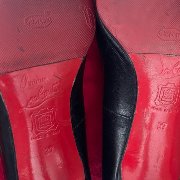 Christian Louboutin simple pump 70 black- size 37 - Picture 7 of 16